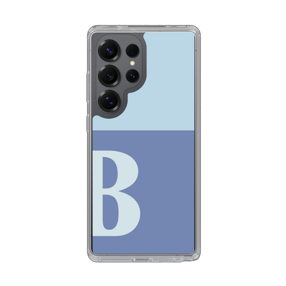 Slim Protection Case［ Original - initial two tone - B blue ］