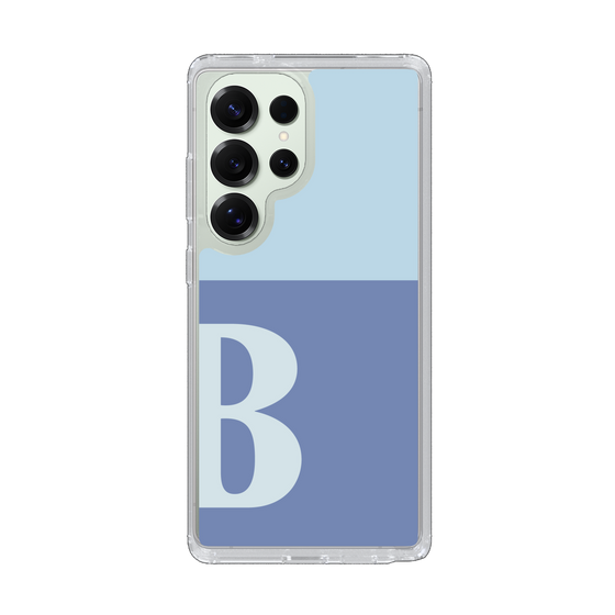 Slim Protection Case［ Original - initial two tone - B blue ］