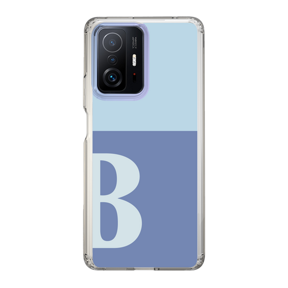 Slim Protection Case［ Original - initial two tone - B blue ］