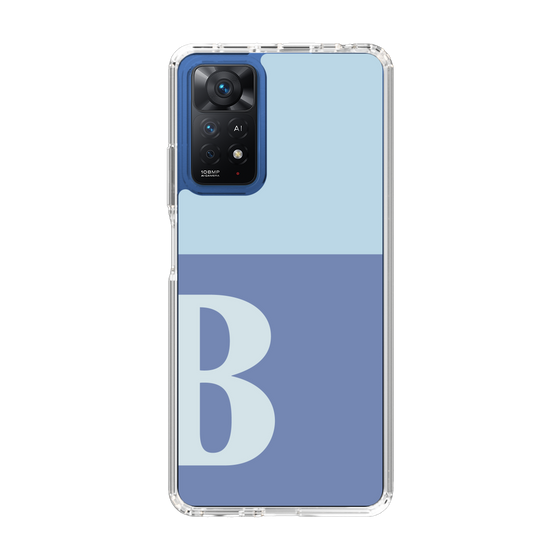 Slim Protection Case［ Original - initial two tone - B blue ］