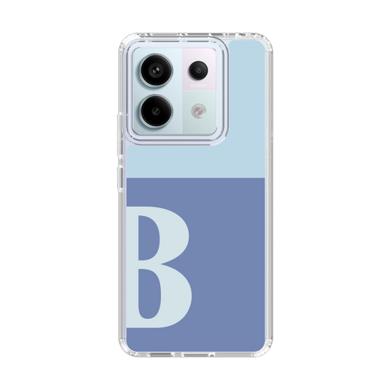 Slim Protection Case［ Original - initial two tone - B blue ］
