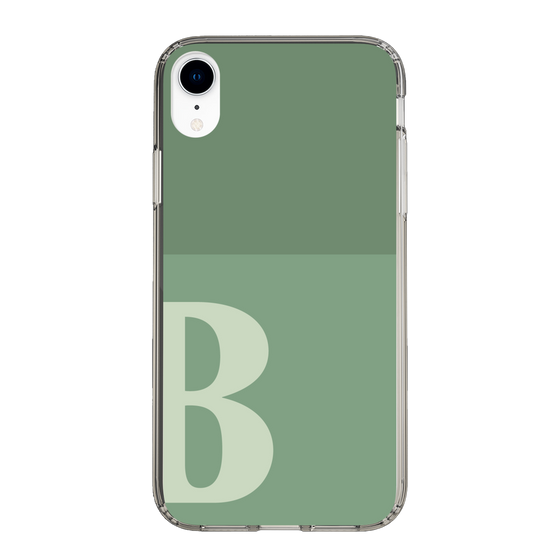 Slim Protection Case［ Original - initial two tone - B green ］