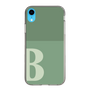 Slim Protection Case［ Original - initial two tone - B green ］