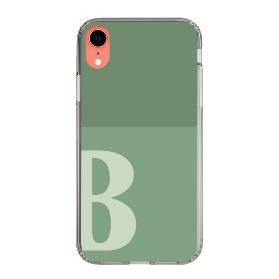 Slim Protection Case［ Original - initial two tone - B green ］