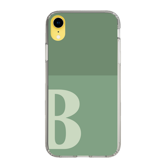 Slim Protection Case［ Original - initial two tone - B green ］