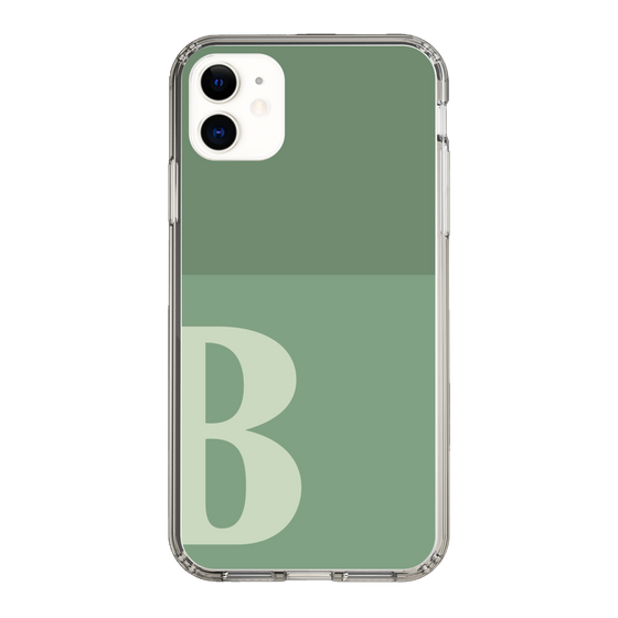 Slim Protection Case［ Original - initial two tone - B green ］
