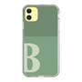 Slim Protection Case［ Original - initial two tone - B green ］