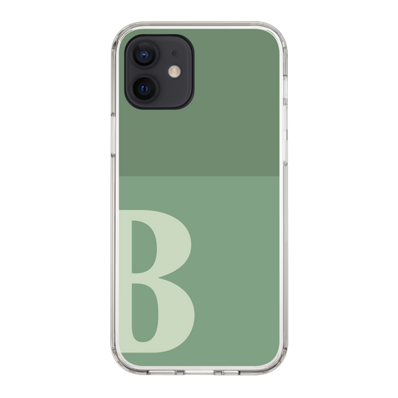 Slim Protection Case［ Original - initial two tone - B green ］