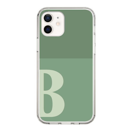 Slim Protection Case［ Original - initial two tone - B green ］