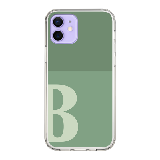 Slim Protection Case［ Original - initial two tone - B green ］