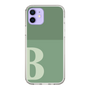 Slim Protection Case［ Original - initial two tone - B green ］