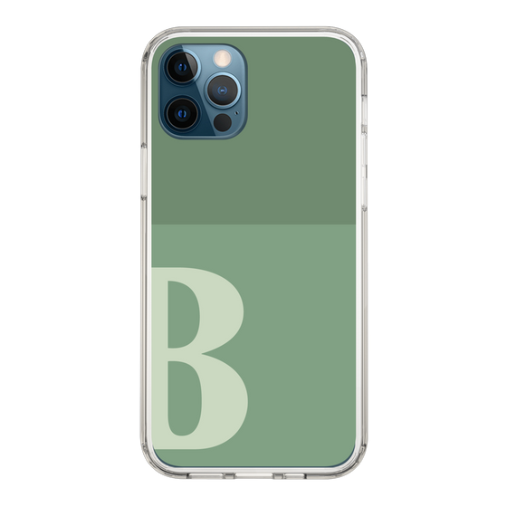 Slim Protection Case［ Original - initial two tone - B green ］