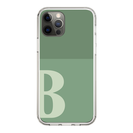 Slim Protection Case［ Original - initial two tone - B green ］