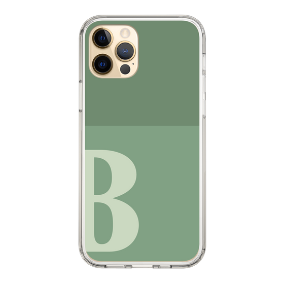 Slim Protection Case［ Original - initial two tone - B green ］