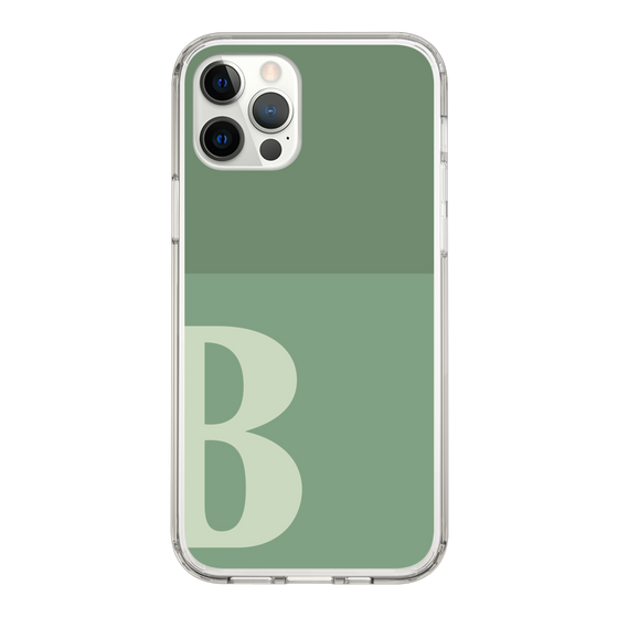 Slim Protection Case［ Original - initial two tone - B green ］