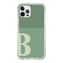 Slim Protection Case［ Original - initial two tone - B green ］