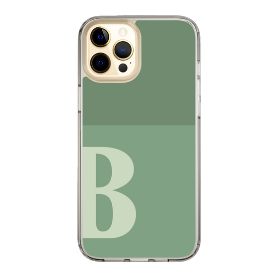 Slim Protection Case［ Original - initial two tone - B green ］