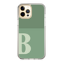 Slim Protection Case［ Original - initial two tone - B green ］