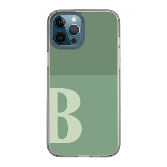 Slim Protection Case［ Original - initial two tone - B green ］