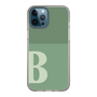Slim Protection Case［ Original - initial two tone - B green ］