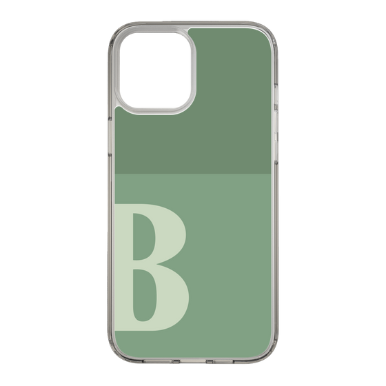 Slim Protection Case［ Original - initial two tone - B green ］