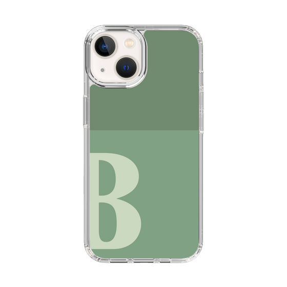 Slim Protection Case［ Original - initial two tone - B green ］