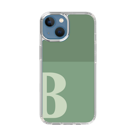 Slim Protection Case［ Original - initial two tone - B green ］