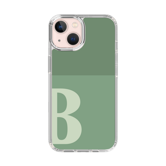 Slim Protection Case［ Original - initial two tone - B green ］