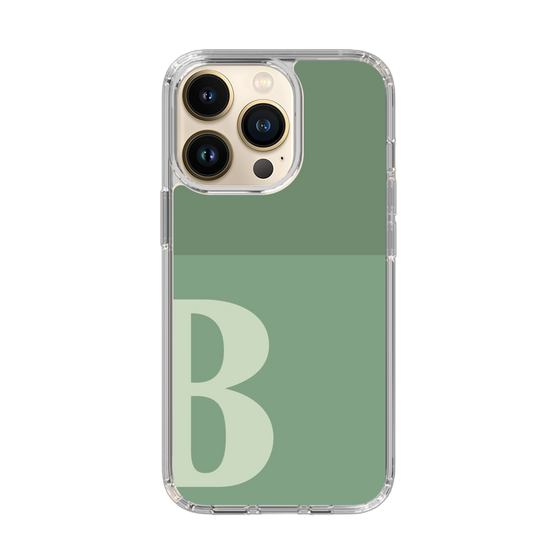 Slim Protection Case［ Original - initial two tone - B green ］