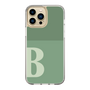 Slim Protection Case［ Original - initial two tone - B green ］