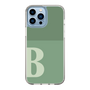 Slim Protection Case［ Original - initial two tone - B green ］