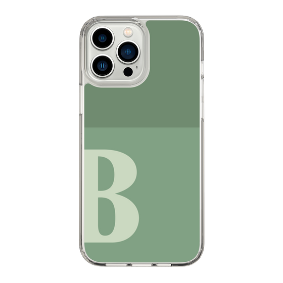 Slim Protection Case［ Original - initial two tone - B green ］