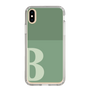 Slim Protection Case［ Original - initial two tone - B green ］