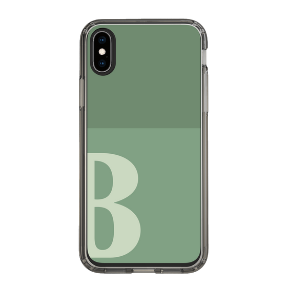 Slim Protection Case［ Original - initial two tone - B green ］