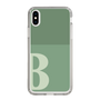 Slim Protection Case［ Original - initial two tone - B green ］