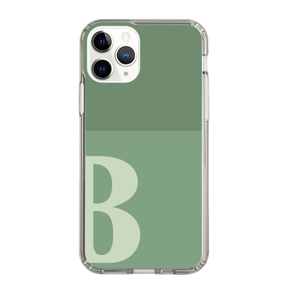 Slim Protection Case［ Original - initial two tone - B green ］