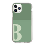 Slim Protection Case［ Original - initial two tone - B green ］