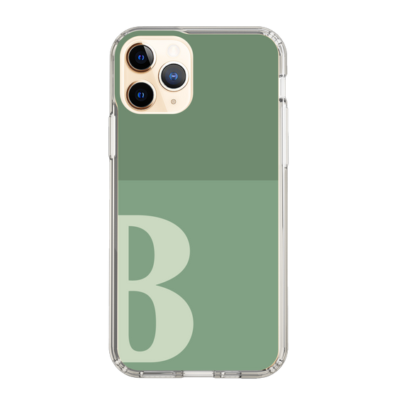 Slim Protection Case［ Original - initial two tone - B green ］
