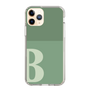 Slim Protection Case［ Original - initial two tone - B green ］