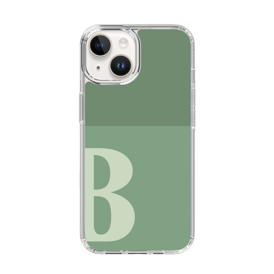 Slim Protection Case［ Original - initial two tone - B green ］