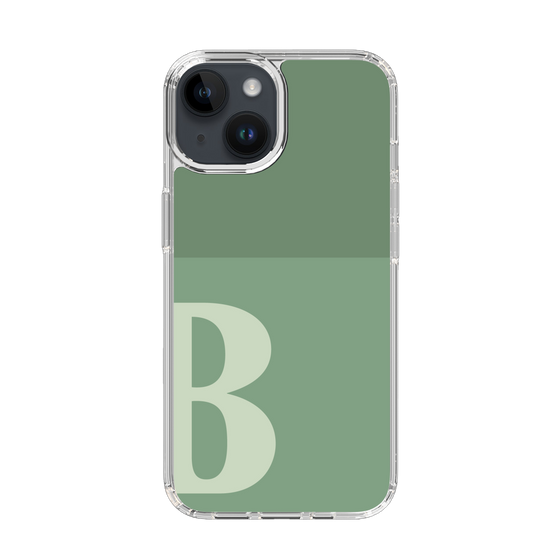 Slim Protection Case［ Original - initial two tone - B green ］