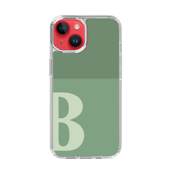 Slim Protection Case［ Original - initial two tone - B green ］