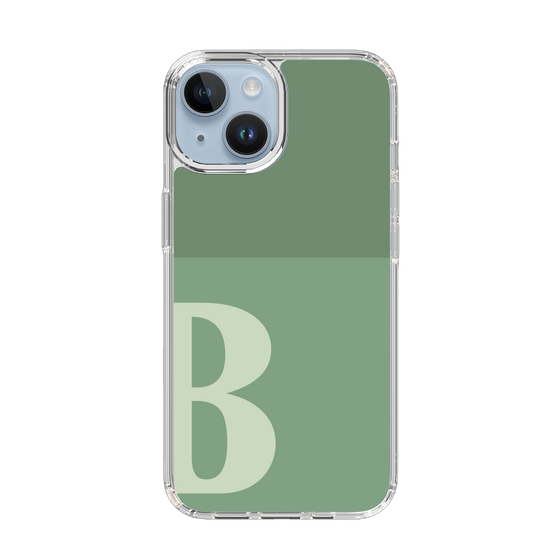 Slim Protection Case［ Original - initial two tone - B green ］