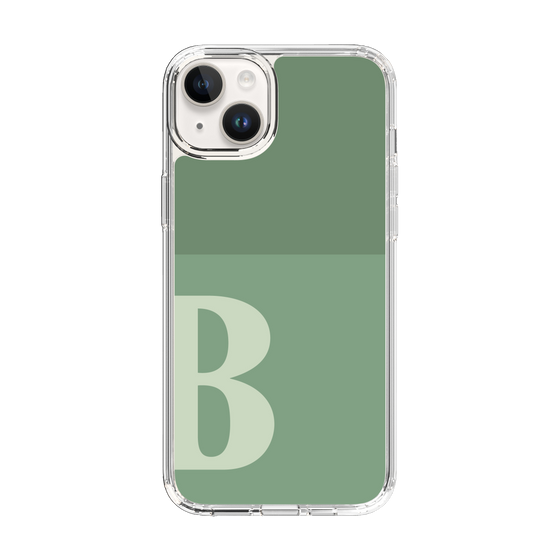 Slim Protection Case［ Original - initial two tone - B green ］