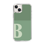 Slim Protection Case［ Original - initial two tone - B green ］