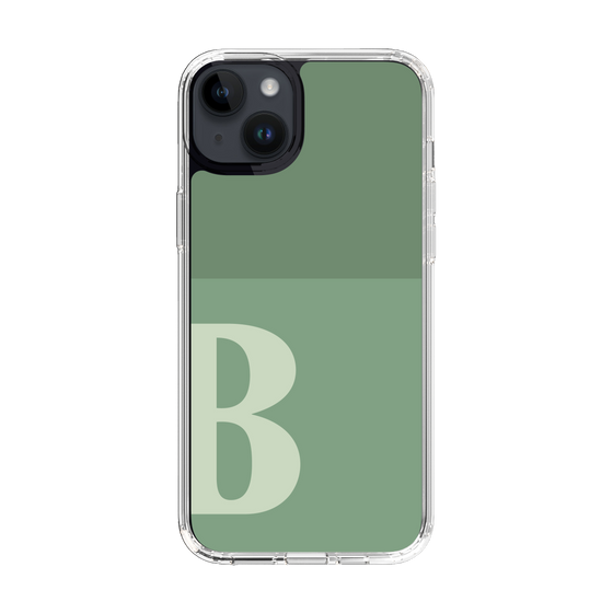 Slim Protection Case［ Original - initial two tone - B green ］