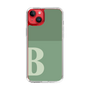 Slim Protection Case［ Original - initial two tone - B green ］