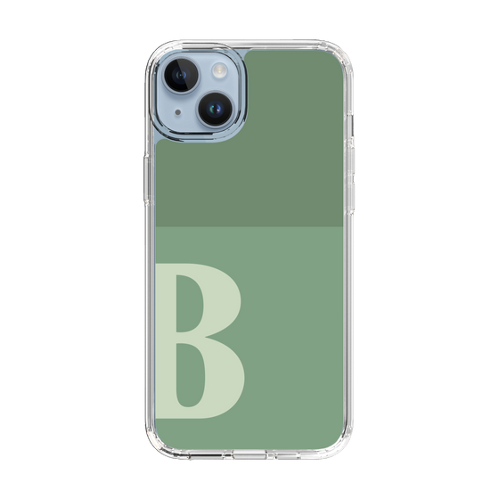 Slim Protection Case［ Original - initial two tone - B green ］