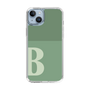Slim Protection Case［ Original - initial two tone - B green ］