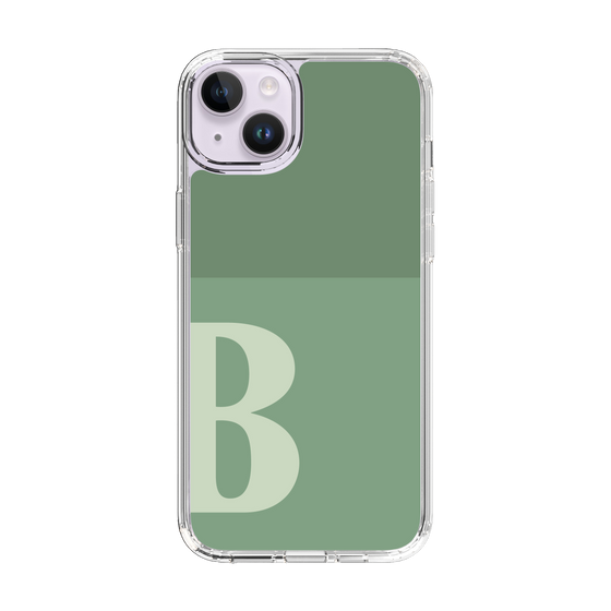 Slim Protection Case［ Original - initial two tone - B green ］